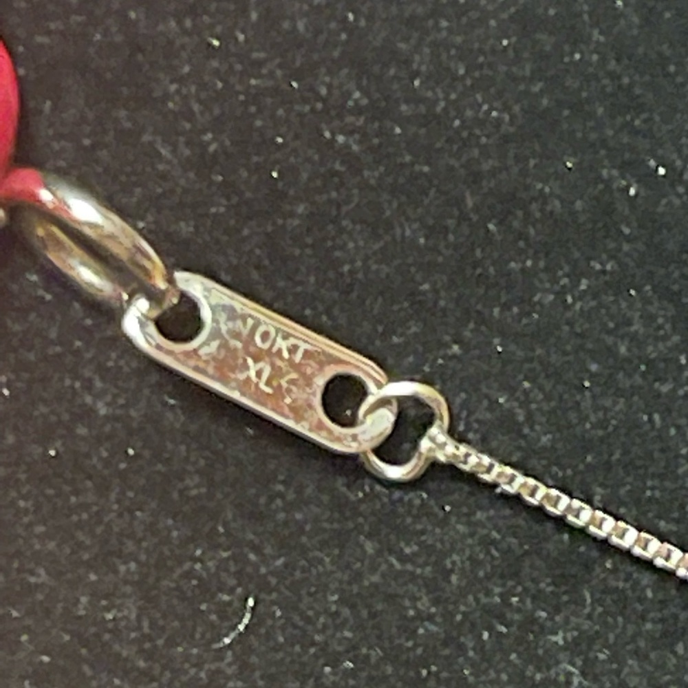 10k white gold necklace - Picture 11 of 14